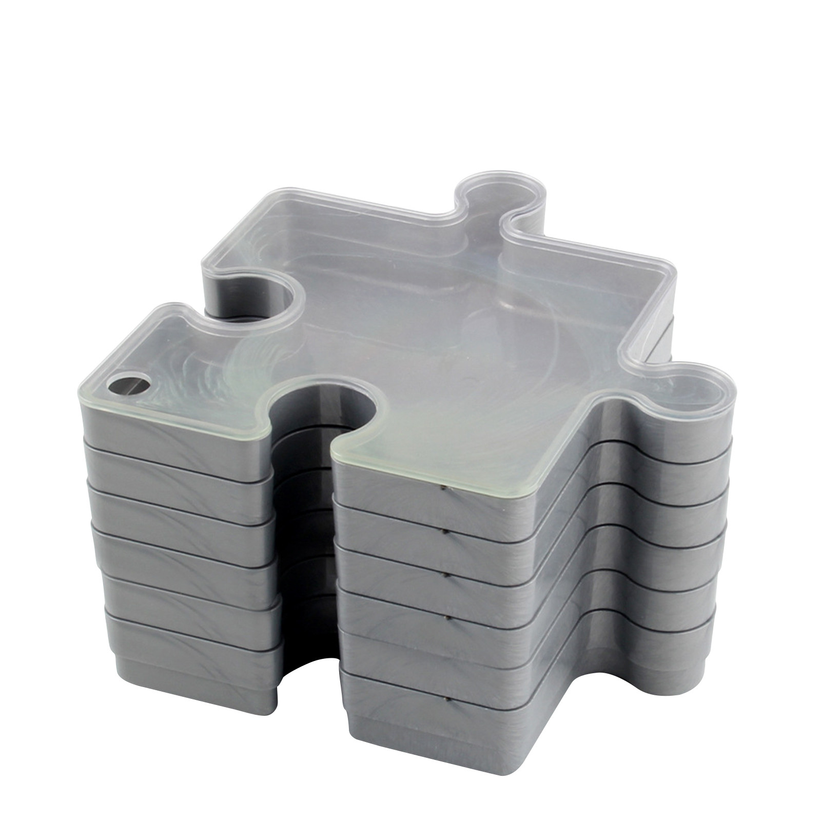 CEHVOM Stackable Puzzle Box Puzzle Sorting Tray Plastic Sorter Puzzle Storage Box